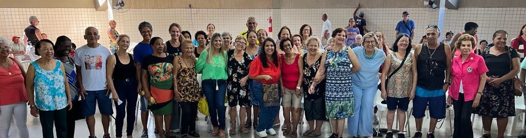 Tarde Especial de Louvor e Adoração com a cantora Cristã Hosana Marcelli no Centro de Convivência do Idoso de Muriaé