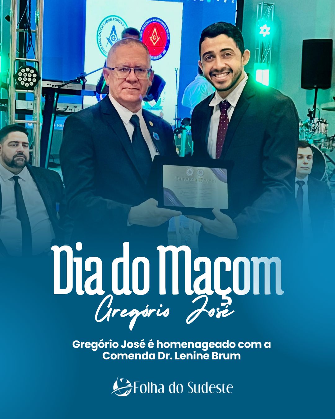 Gregório José é homenageado com a Comenda Dr. Lenine Brum