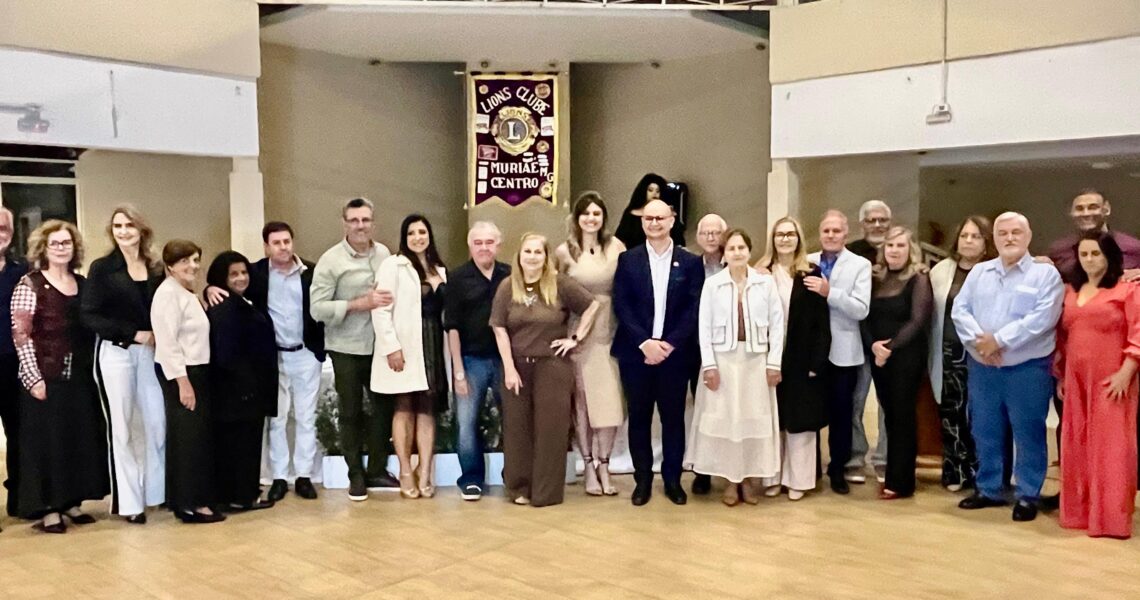 Posse da nova diretoria do Lions Clube Muriaé Centro