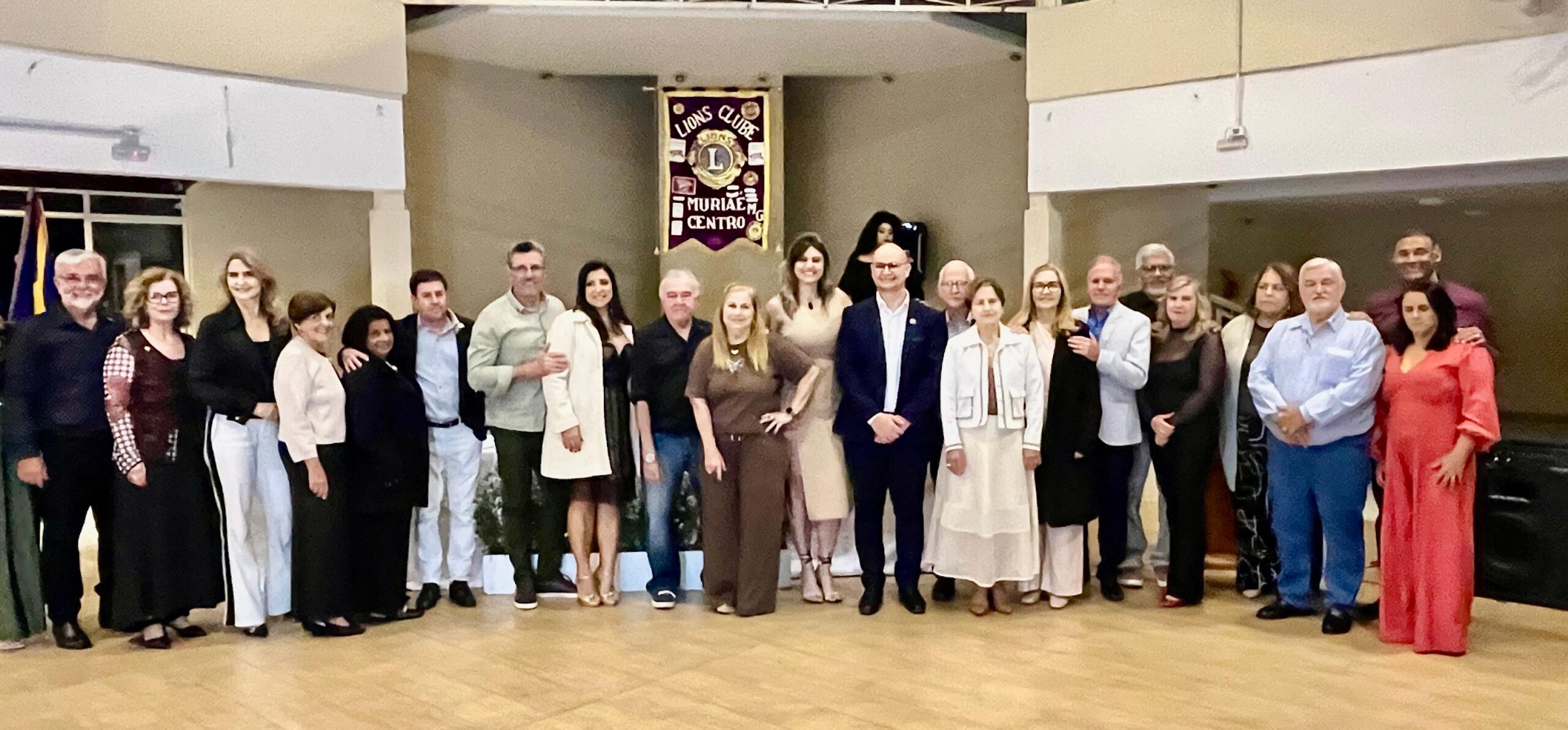 Posse da nova diretoria do Lions Clube Muriaé Centro