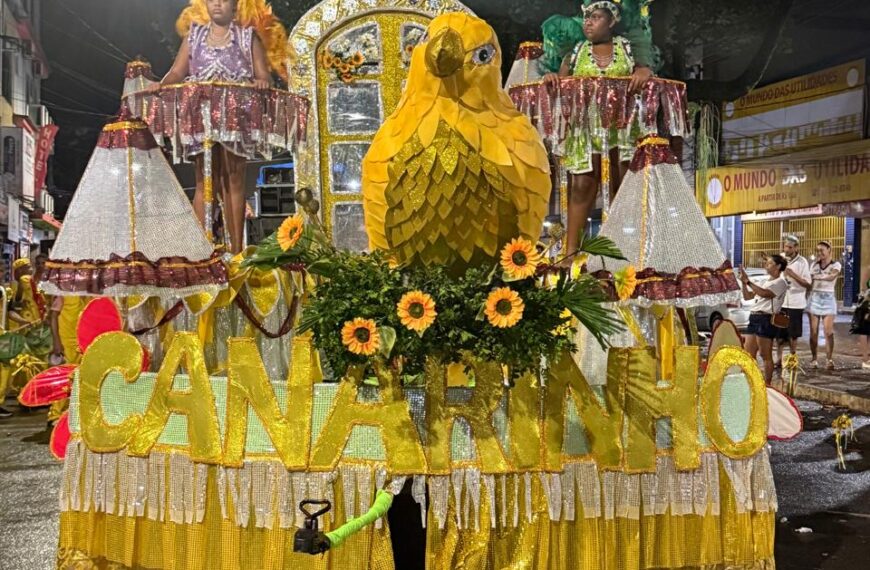 Canarinho do Samba encerra desfiles em Muriaé com enredo: Enedina Prata e o espetáculo que encanta essa cidade
