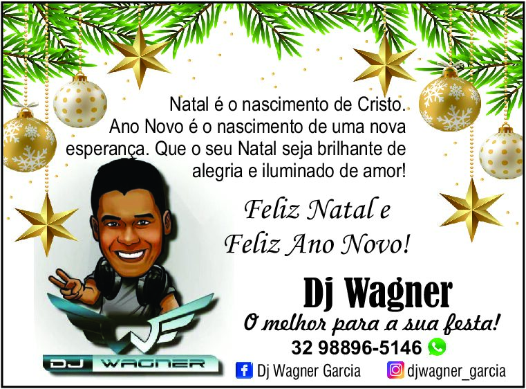 Feliz Natal e um próspero ano novo do Dj Wagner