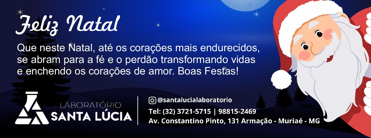 Um Feliz Natal do Laboratório Santa Lúcia